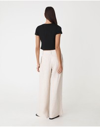 Forcast - Amy Cropped Baby Tee