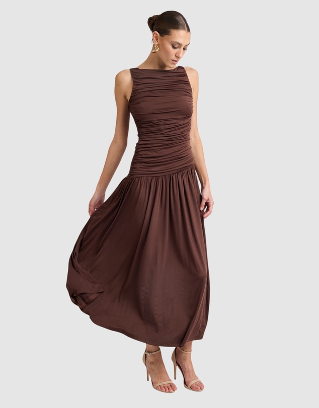 Honey and Beau - Lorena Drop Bodice Dress