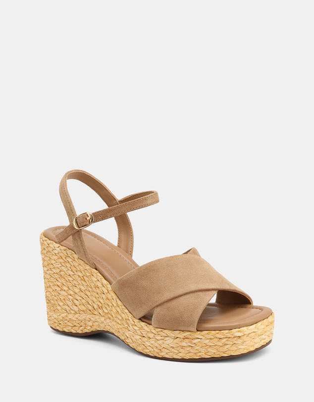 Wittner - West Suede Leather Espardrille Wedge Sandals