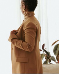 IDA+S - Sienna Wool Collarless Suit Jacket