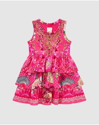 Camilla - Woven Tank Mini Dress - Kids-Teens