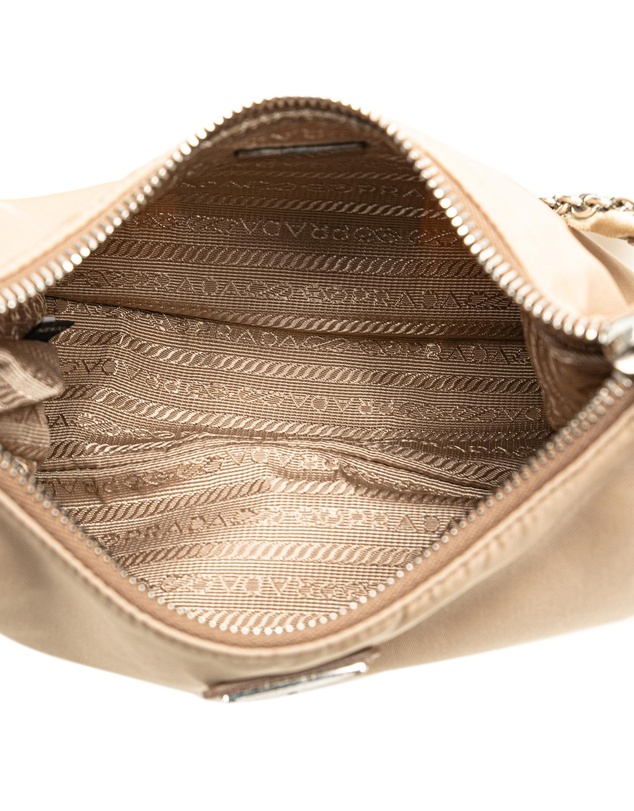Pre-Loved by Azura Reborn - Pre-Loved prada Prada ReEdition 2005 Mini Bag Beige