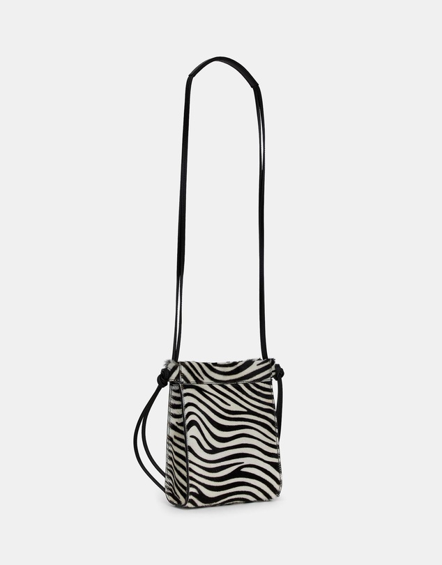ARKET - Zebra-Print Leather Crossbody