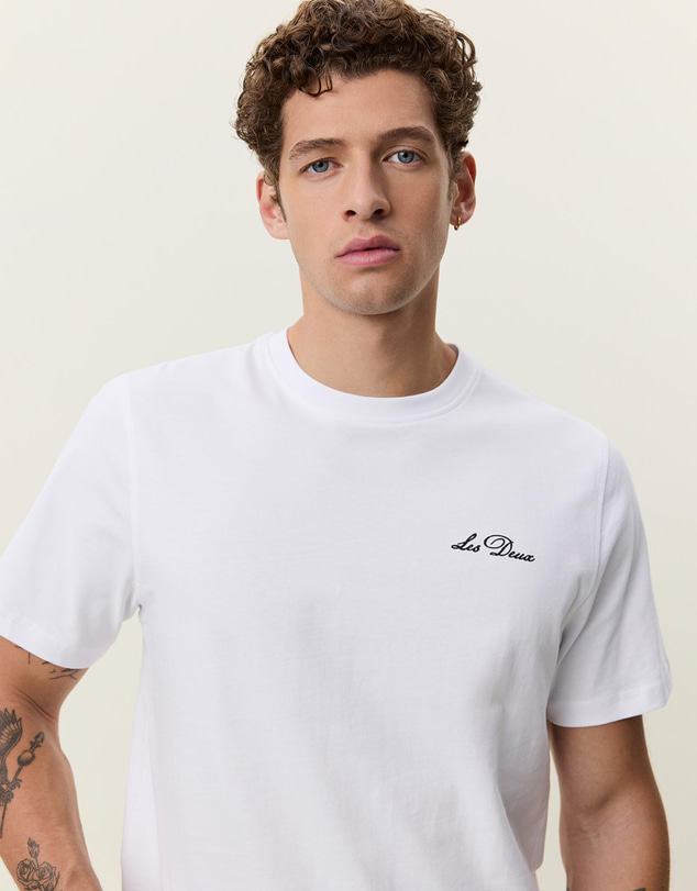 Les Deux - Signature Print T-Shirt