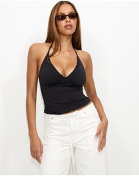 Dazie - Budapest Tie Front Low Rise Straight Leg Jeans