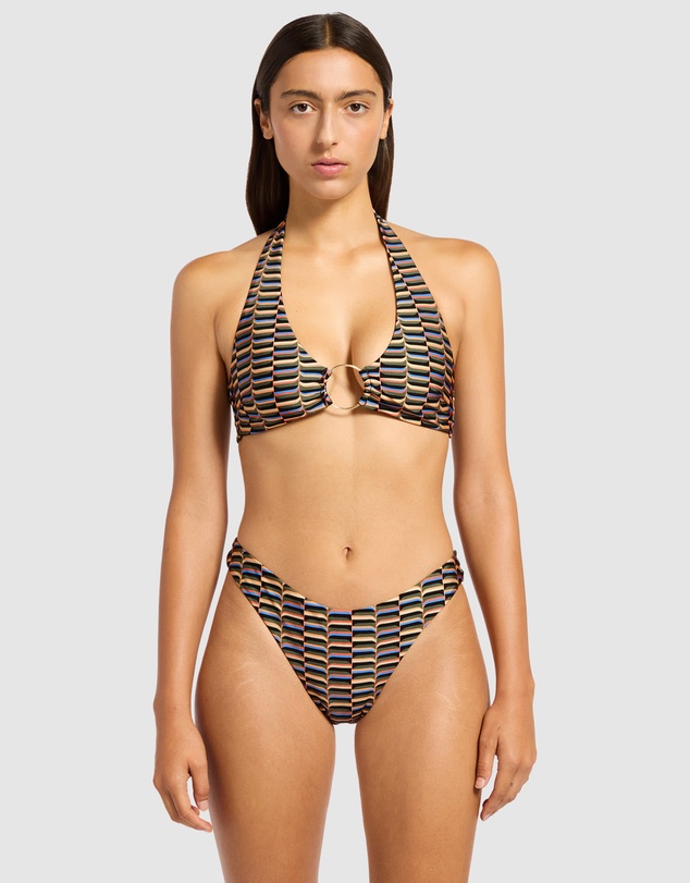 JETS - Urban Geo High Leg Bikini Bottom