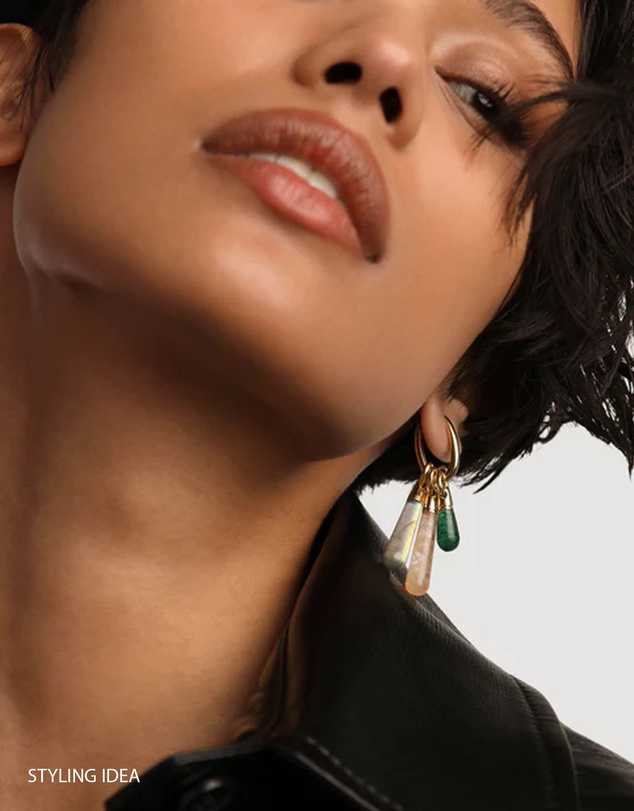PDPAOLA - Yellow Aventurine Large Drop Pendant