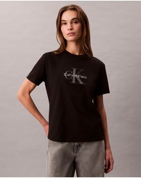 Calvin Klein Jeans - Embroidered Monogram Logo Tee