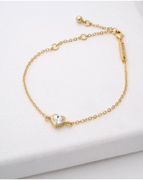 Ted Baker - HANSAA: Crystal Heart Adjustable Bracelet