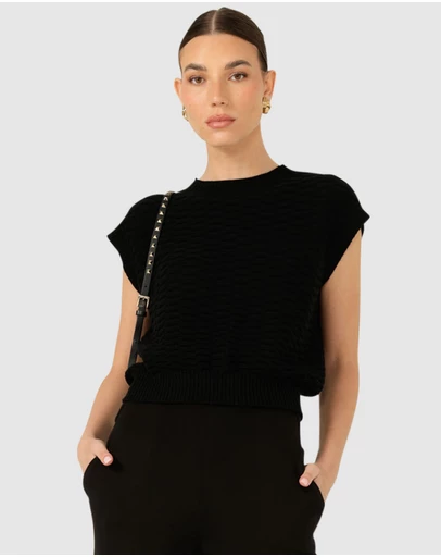 SACHA DRAKE - Bubble Knit Top