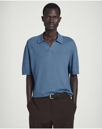 COS - Knitted Linen Polo Shirt