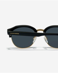 Hawkers Co - HAWKERS - Polarized Gold Dark CLASSIC ROUNDED Sunglasses for Men and Women UV400