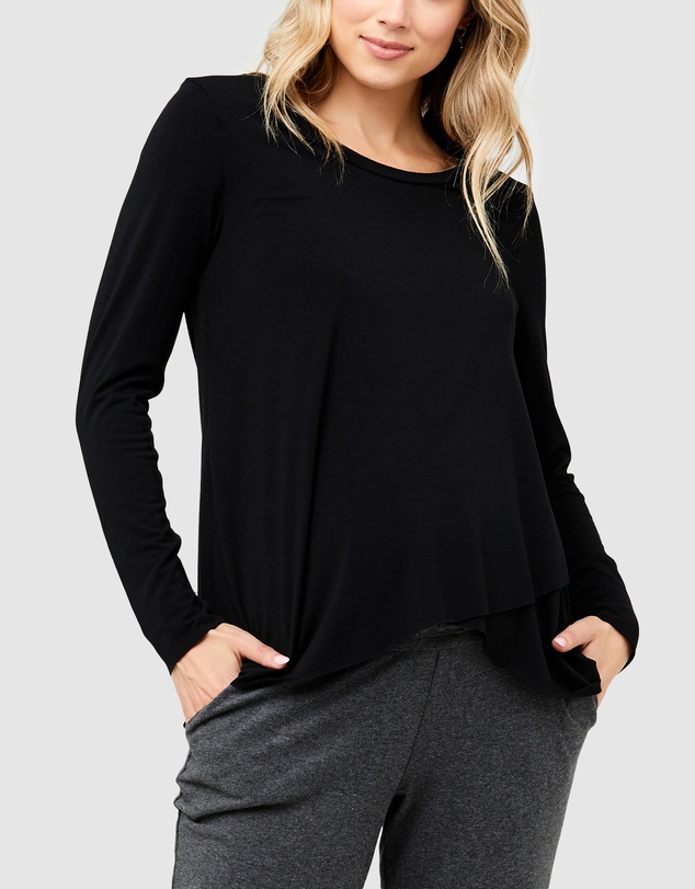 Ripe Maternity - Raw Edge Nursing Top