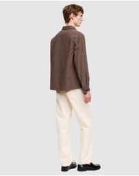 ARKET - Billy Relaxed Seersucker Check Shirt