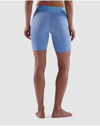 SKINS - SKINS Compression Women's Series-1 Activewear Half Tight Sky Blue