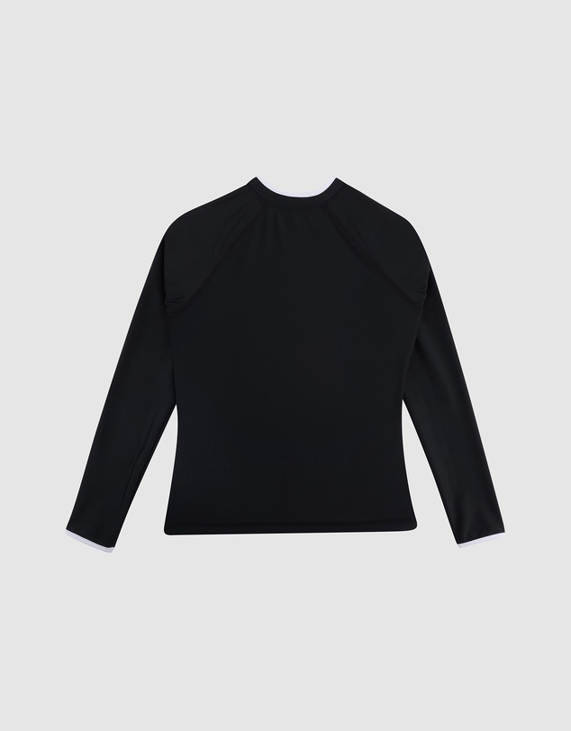 Seafolly - Essentials LS Zip Rashie - Teens