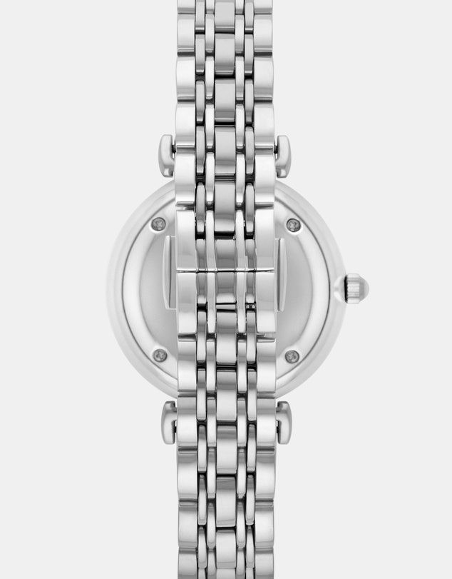 Emporio Armani - Silver Tone Analogue Watch