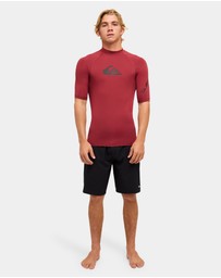 Quiksilver - Mens All Time Short Sleeve Rash Vest
