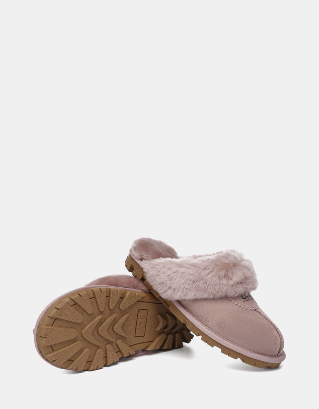 EVERAU - Australian Shepherd Ugg Waffle Slipper Sheepskin Upper House Shoes