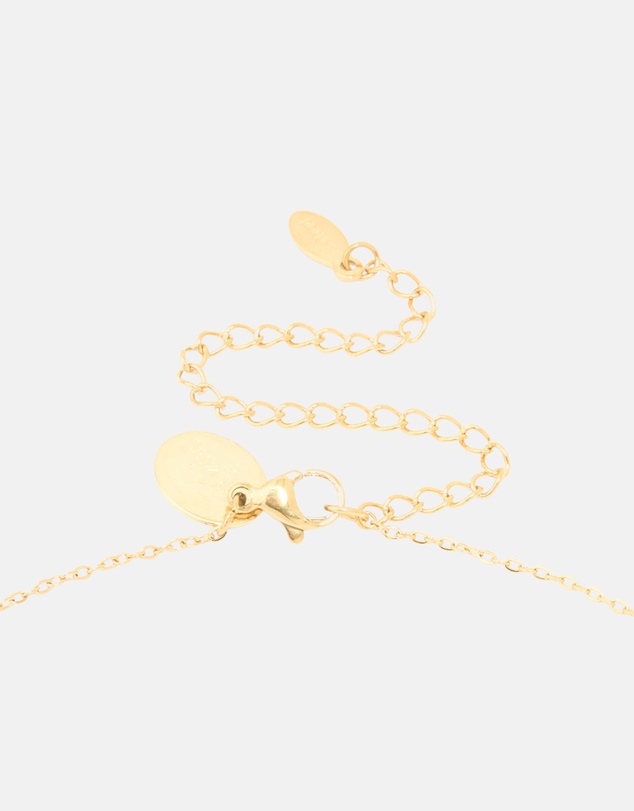 Lovisa - Waterproof Gold Plated Stainless Steel Cubic Zirconia Scorpio Necklace