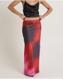 Alice In The Eve - Vila Ombre Slip Maxi Skirt