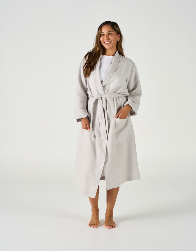 Linen House - Nimes Pure Linen Robe