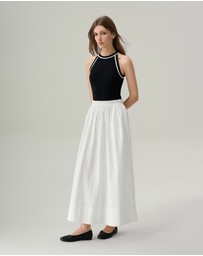 IDA+S - Effie Cotton Midi Skirt