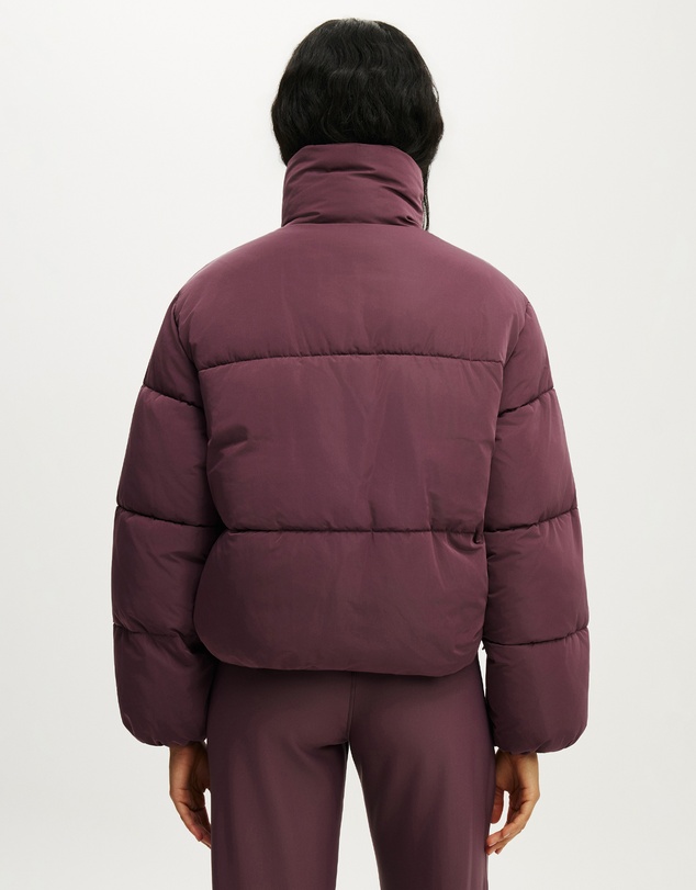 Cotton On Body Active - The Mother Puffer Funnel Neck Jacket
