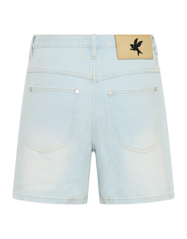 ONE TEASPOON - Kinks Mid Waist Long Length Denim Shorts - Le Surf