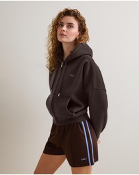 TALA - Oversized Zip Through Hoodie