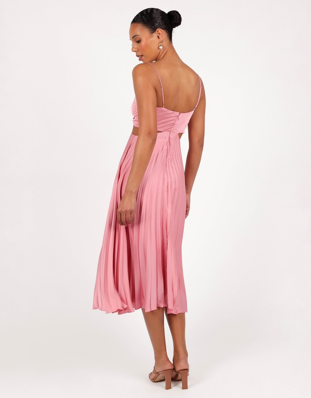 Petal & Pup - Niamh Midi Dress - Poppy Pink