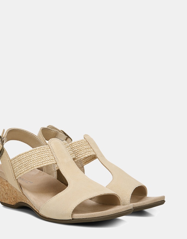 Vionic - Kaytie Wedge Sandal - Semolina