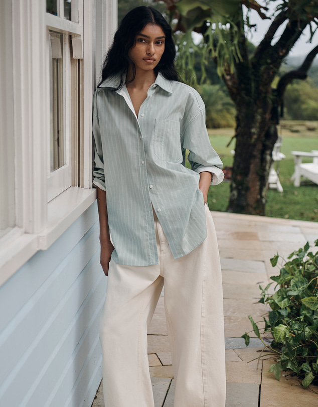 Country Road - Stripe Poplin Shirt