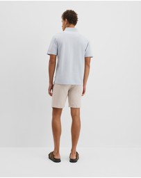 Country Road - Australian Cotton Textured Stripe Trophy Polo