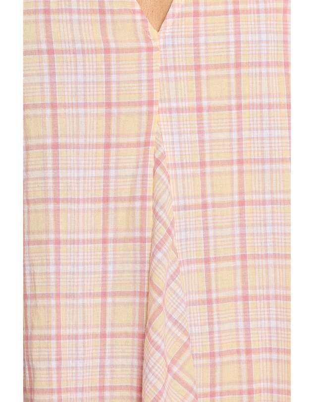 Petal & Pup - Patton Midi Dress - Butter Yellow Gingham