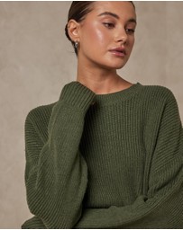 AERE - Cotton Cashmere Blend Relaxed Jumper
