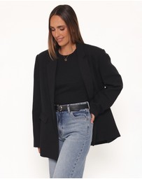 Petal & Pup - Rhodes Oversized Blazer - Black