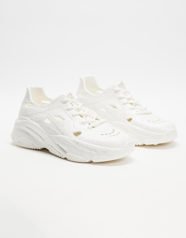 Holster - Fierce Light EVA Sneaker - White Glitter - Unisex