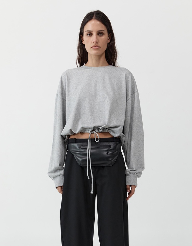 St. Agni - Drawstring Long Sleeve Top