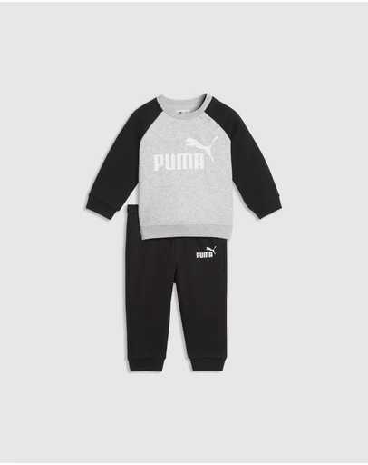 Puma - Minicats Essentials Raglan Crew Set - Babies-Kids