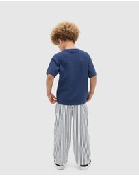Seed Heritage - Core Textured Stripe Logo Tee