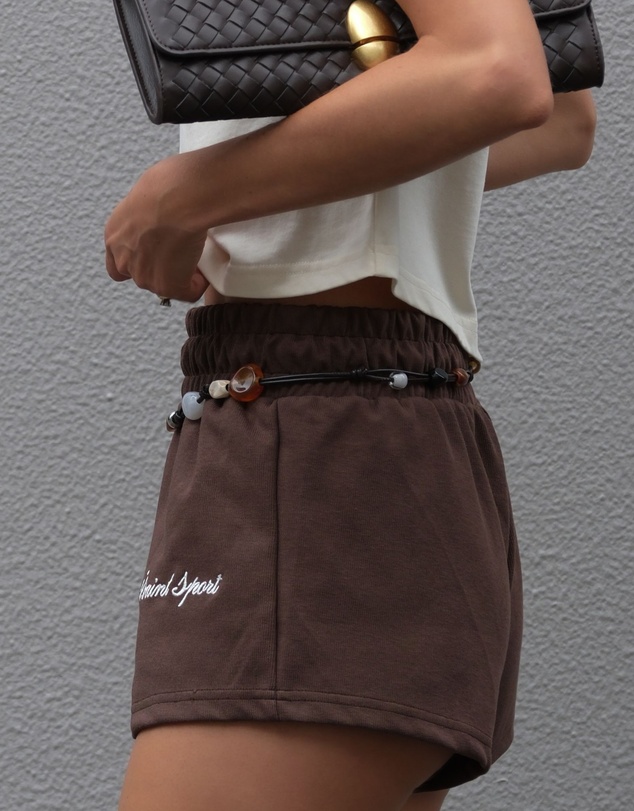 SSAINT - SŚAINT Sport Track Short Brown