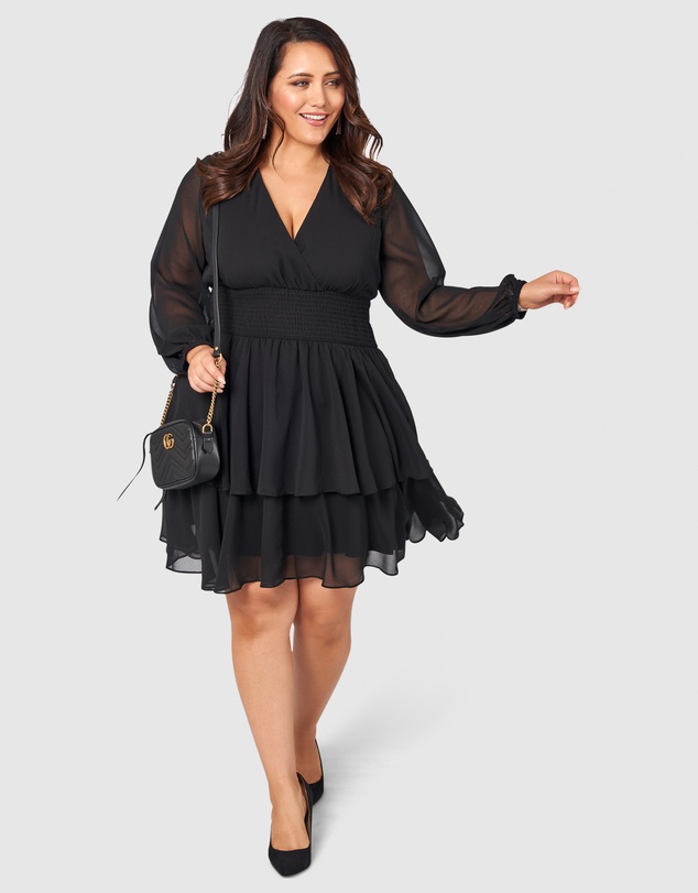 Pink Dusk by Curve Project - Shake Your Money Maker Midi Dress