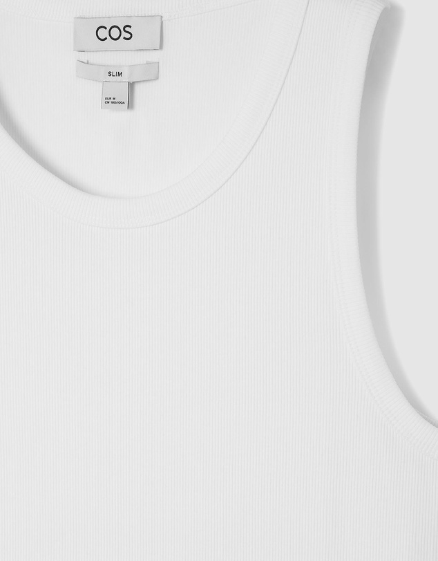COS - Slim Ribbed Cotton Tank Top