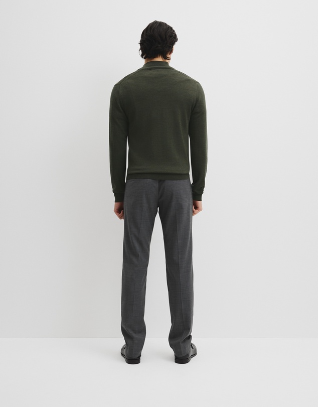 Country Road - Australian Merino Long Sleeve Vam Half Zip Knit