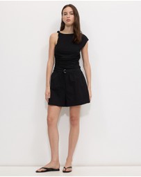 Calli - Piper Cotton Drill Shorts