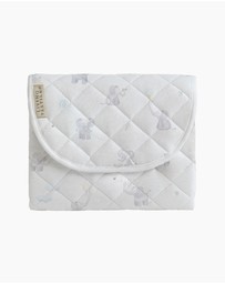 Living Textiles - Waterproof Travel Change Mat - Elephant Playtime