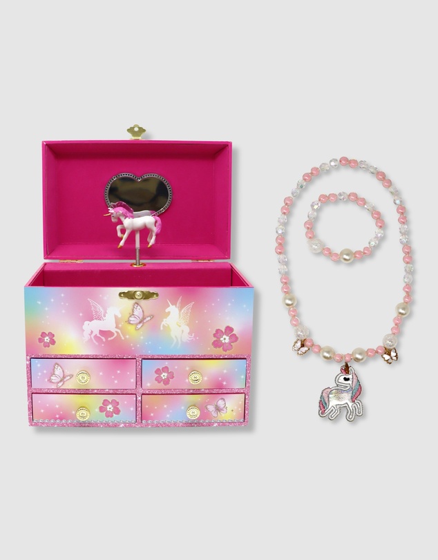 Pink Poppy - Rainbow Unicorn Jewellery Gift Bundle
