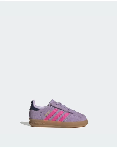 adidas Originals - GAZELLE INDOOR COMFORT CLOSURE ELASTIC LACE SHOES Infants
