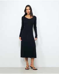 AERE - Ren Cable Knit Maxi Dress